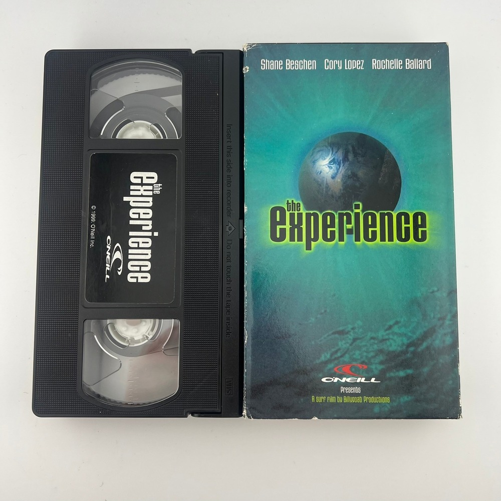 The Experience VHS 1999 O'Neill Surf Film Shane Beschen Cory Lopez